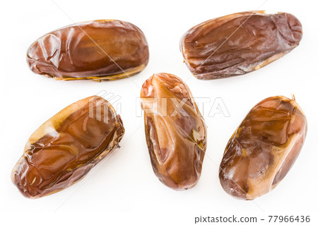 Dates isolated on white background 77966436
