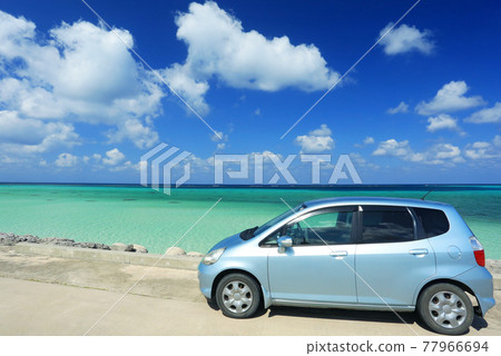 Okinawa: Park your car along the sea and take a rest Okinawa: Park your car along the sea and take a rest 77966694