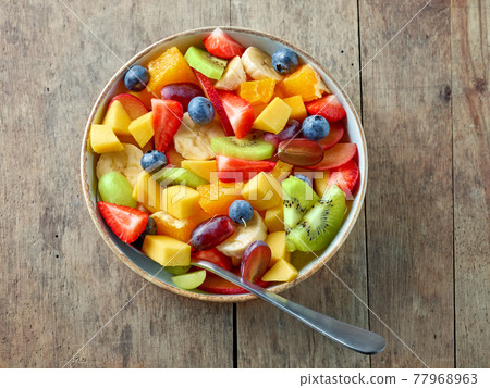 bowl of fresh fruit salad bowl of fresh fruit salad 77968963