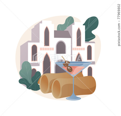Boutique hotel abstract concept vector illustration. 77969802