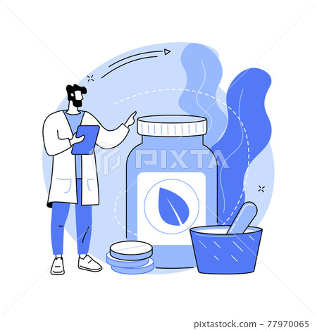 Homeopathy Abstract Concept Vector Illustration. - Stock Illustration ...