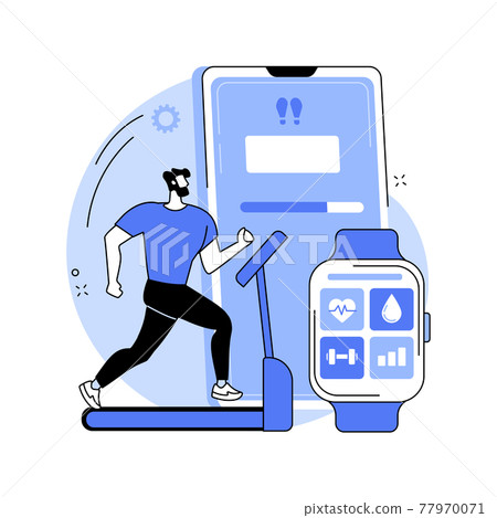 Smart training abstract concept vector illustration. Smart training abstract concept vector illustration. 77970071