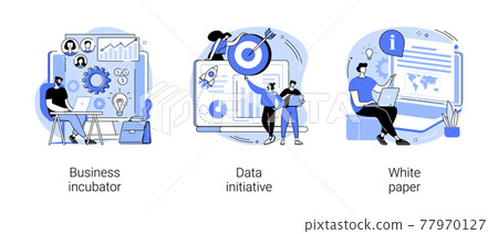 Startup development abstract concept vector illustrations. 77970127