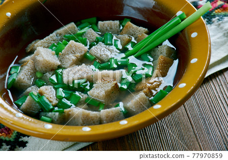 Russian cold soup 77970859