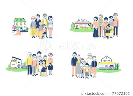 3代家庭和房子4套 77972305