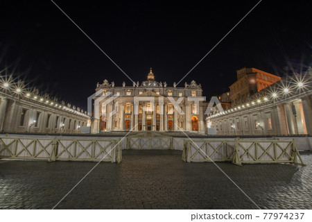 San Pitro Square at night 77974237