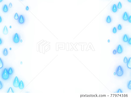 Water drop frame frame background material 77974386