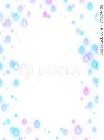Water drop frame frame background material Water drop frame frame background material 77974408
