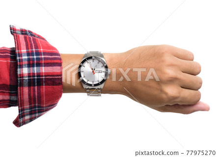 watch on the wrist watch on the wrist 77975270