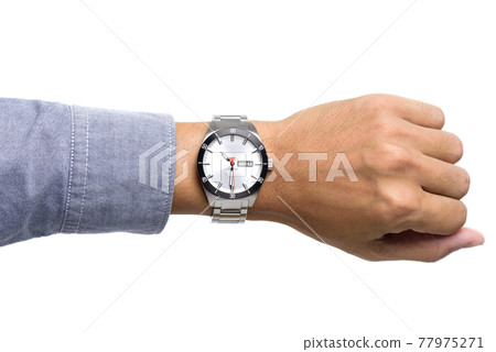 watch on the wrist watch on the wrist 77975271