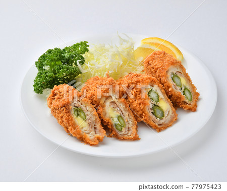 Deep-fried asparagus meat 77975423