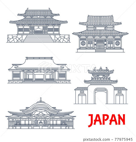 Japan, temples and shrines, Japanese architecture 77975945