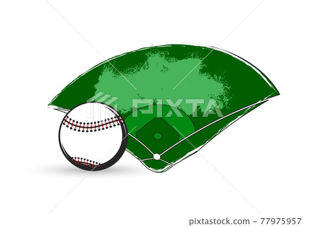 Baseball sport game ball and diamond play field Baseball sport game ball and diamond play field 77975957