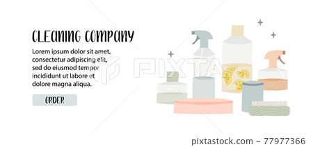 Natural household cleaners: soda, vinegar, lemon, mustard powder, salt, laundry soap. Eco friendly detergents, chemical free. Zero waste lifestyle. Green home concept. Vector flat cartoon illustration Natural household cleaners: soda, vinegar, lemon, mustard powder, salt, laundry soap. Eco friendly detergents, chemical free. Zero waste lifestyle. Green home concept. Vector flat cartoon illustration 77977366