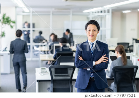 Office businessman Office businessman 77977521