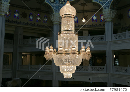 Moscow Cathedral Mosque (interior), Russia -- the main mosque in Moscow, new landmark Moscow Cathedral Mosque (interior), Russia -- the main mosque in Moscow, new landmark 77981470