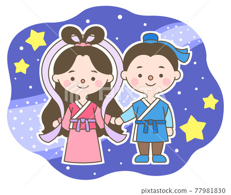 Orihime and Hikoboshi Milky Way Orihime and Hikoboshi Milky Way 77981830