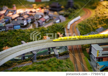 Railway model diorama 77984712
