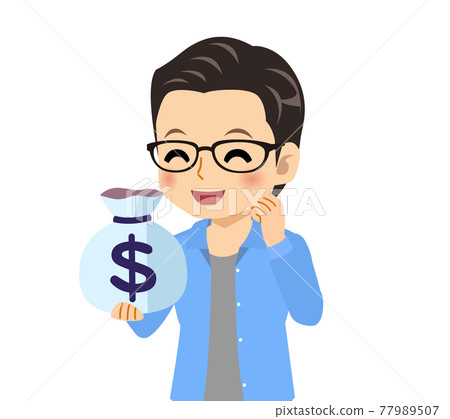 一個清爽的戴眼鏡的年輕人 77989507