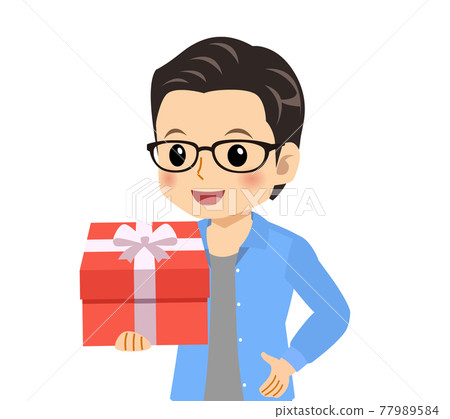 A refreshing young man with glasses 77989584