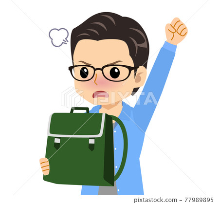 一個清爽的戴眼鏡的年輕人 一個清爽的戴眼鏡的年輕人 77989895