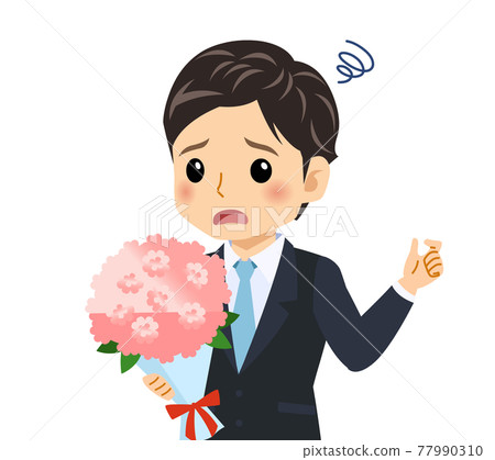 穿著新西裝的年輕人 穿著新西裝的年輕人 77990310