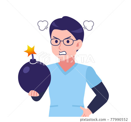 Young nurse man with glasses Young nurse man with glasses 77990552