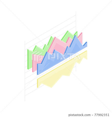Isometric Infographic as Graphic Visual Representation of Information or Data Vector Illustration Isometric Infographic as Graphic Visual Representation of Information or Data Vector Illustration 77992351