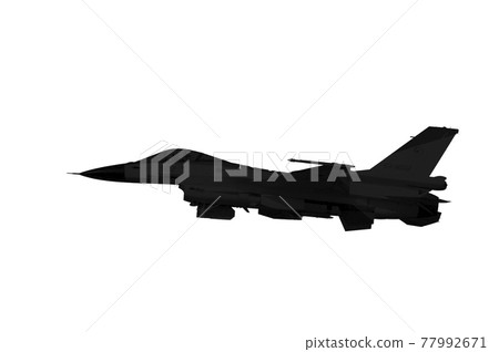 Fighter silhouette 77992671