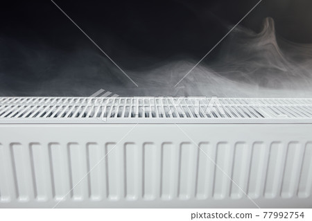 heating radiator with warm steam heating radiator with warm steam 77992754