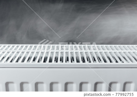 heating radiator with warm steam heating radiator with warm steam 77992755
