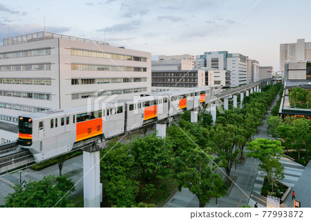 Near Tachikawa-Kita Station on the Tama Monorail, Tachikawa City, Tokyo Near Tachikawa-Kita Station on the Tama Monorail, Tachikawa City, Tokyo 77993872