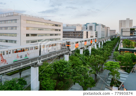 Near Tachikawa-Kita Station on the Tama Monorail, Tachikawa City, Tokyo Near Tachikawa-Kita Station on the Tama Monorail, Tachikawa City, Tokyo 77993874