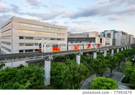 Near Tachikawa-Kita Station on the Tama Monorail, Tachikawa City, Tokyo Near Tachikawa-Kita Station on the Tama Monorail, Tachikawa City, Tokyo 77993879
