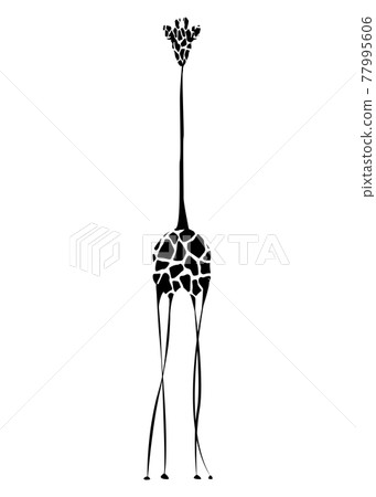 Vector image the giraffe body on the white background, Giraffe Logo, Giraffe Tattoo, Africa Safari Vector illustration isolated for your design Vector image the giraffe body on the white background, Giraffe Logo, Giraffe Tattoo, Africa Safari Vector illustration isolated for your design 77995606