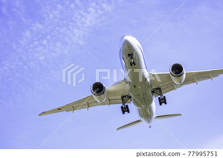 飛機降落波音787 77995751