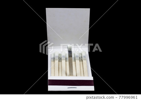 Matchbook on a black background 77996961
