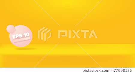 Vector Empty pastel orange color studio table room background, product display with space for display of content design. Horizontal Banner for advertising products on website. Orange abstract podium Vector Empty pastel orange color studio table room background, product display with space for display of content design. Horizontal Banner for advertising products on website. Orange abstract podium 77998186