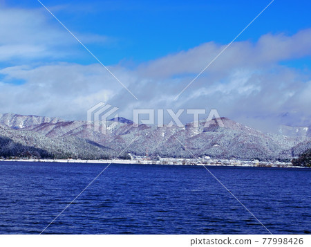 Winter Lake in winter 77998426