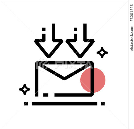 receive and send message icon vector design - Stock Illustration ...