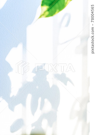 Architectural shadows. Sunlight architecture abstract background with light, black shadow overlay from window on white texture wall. Mockups, posters, stationary, wall art, design presentation. 78004565