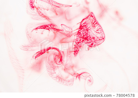 Watercolour pattern. Abstract red paint watercolor texture or splash ink stain for design isolated on water color background. 78004578