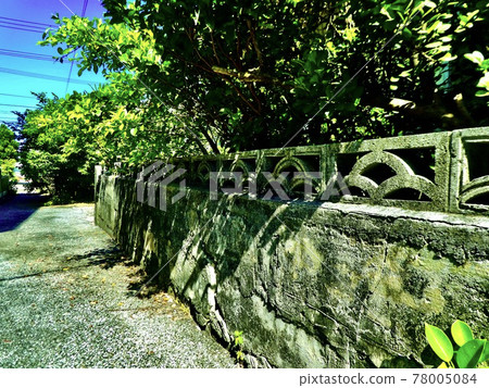 沖繩縣宮古島 花塊和小徑 沖繩縣宮古島 花塊和小徑 78005084
