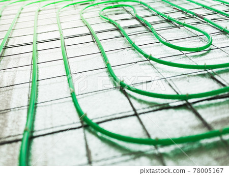 underfloor heating green pipe installation 78005167