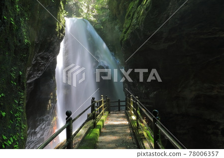 [Kochi Prefecture] Uryu Falls in the Nakatsu Valley (Niyodo River) 78006357