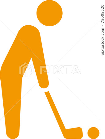Golf icon illustration 78008520