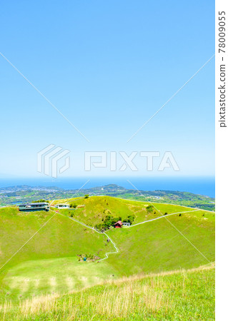 Scenery of Mt. Omuro, Izu (Spring): View of the summit 78009055