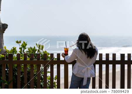 Women's nature beach break relaxing Women's nature beach break relaxing 78009429