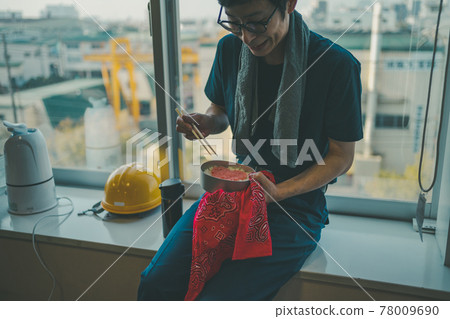 japanese box lunch, lunch, blue collar worker 78009690