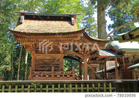Wakaichi Oji Shrine Main Hall, Omachi City, Nagano Prefecture 78010056